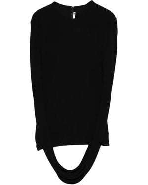 Alexander Wang Blouse À Design Drapé - Noir