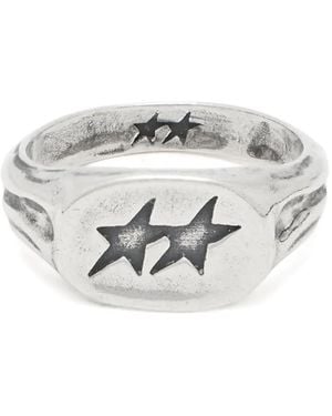 Twojeys Superstar Signet Ring - White