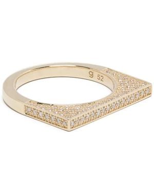 Tom Wood 9Kt Sleek Gelbgoldring - Weiß