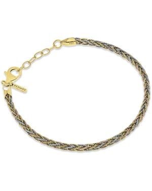 Desmo Interlace Braided-Design Bracelet - Metallic