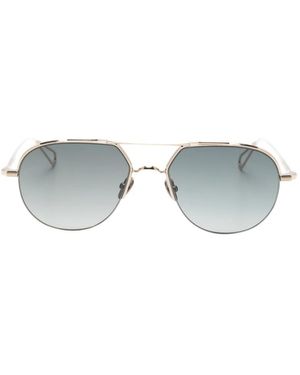 Ahlem Lunettes De Soleil Archives À Monture Pilote - Metallic