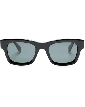 Etnia Barcelona Logo-Plaque Wayfarer-Frame Sunglasses - Black