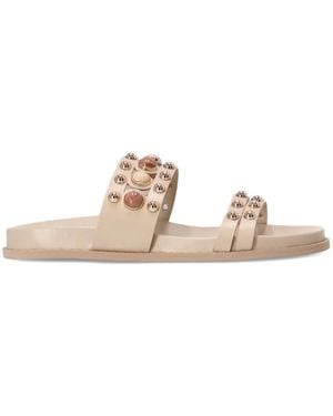 Kotris Sandals Studded Strap Sandals - Natural