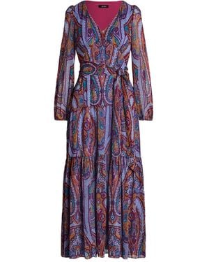 Ralph Lauren ペイズリー ドレス - パープル