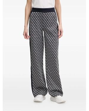 Guess Print Side Stripe Trousers - Grey