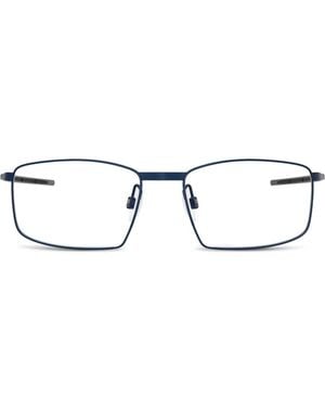 Oakley Burrow Rectangle-Frame Glasses - Blue