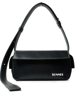 Sunnei Borsa A Spalla Labauletto Piccola - Nero
