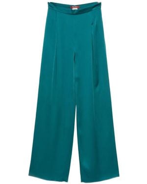 Max Mara Satin-Finish Pants - Green
