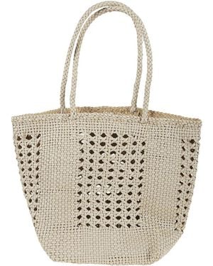 Dragon Diffusion Bolso shopper Grace Cannage - Blanco