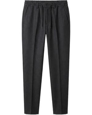 Incotex Drawstring-Waistband Pants - Black