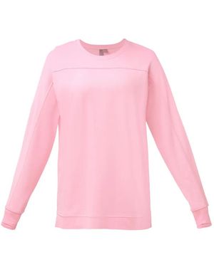 Sweaty Betty After Class Seam-Detail Sweatshirt - Pink