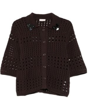 Liu Jo Crochet Cardigan - Black
