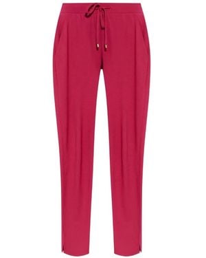 Hanro Drawstring-Waist Track Trousers - Red
