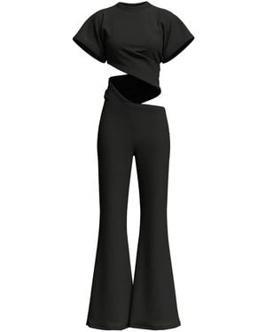 MACCAPANI Sere Cutout-Detail Jumpsuit - Black