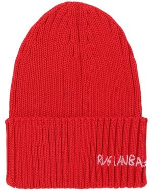 Ruslan Baginskiy Berretto Con Ricamo - Rosso