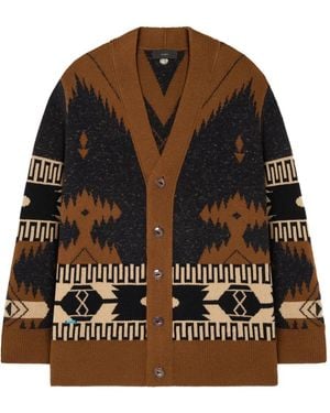 Alanui Dreamscape Icon Vest Met Geometrisch Patroon - Zwart