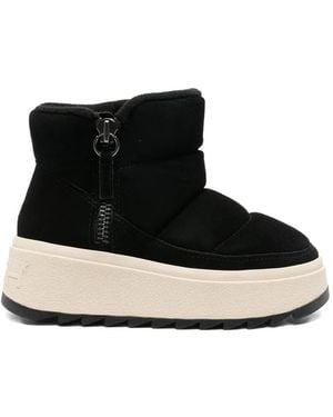 Ash Gesteppte Plateau-Stiefel - Schwarz