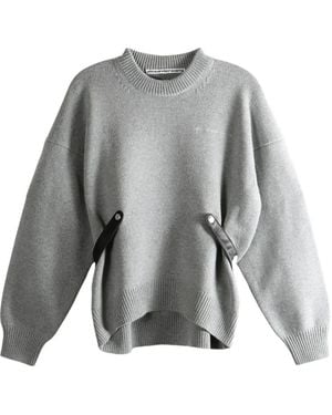 Alexander Wang Jersey Con Detalle - Gris