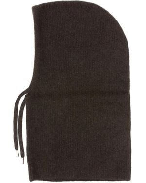 Maje Drawstring Balaclava - Brown