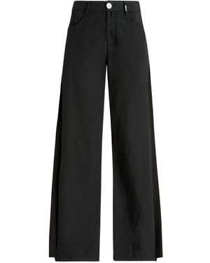 High Innovate Wide-Leg Trousers - Black