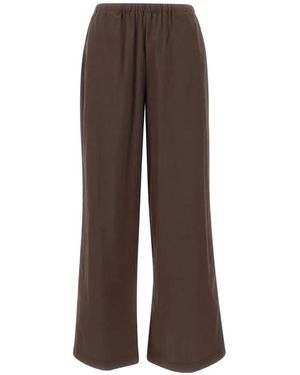Faithfull the Brand Sabine Wide-Leg Trousers - Brown