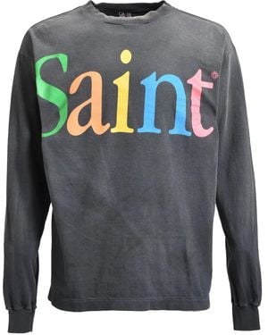 SAINT Mxxxxxx Logo Jumper - Grey