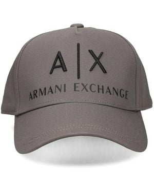 ARMANI EXCHANGE Cappello Da Baseball Con Logo - Grigio