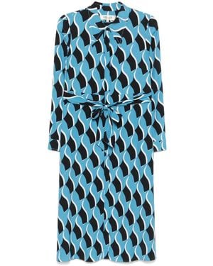 Diane von Furstenberg Gizelle ドレス - ブルー