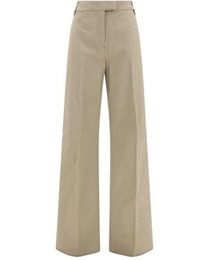 Thelatest Wide-Leg Zip-Fly Pants - Natural