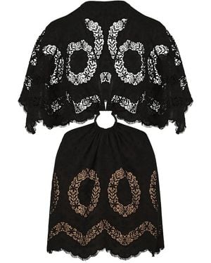 Johanna Ortiz Paradise Mini Dress - Black