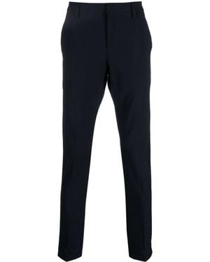Dondup Mid-Rise Tapered Trousers - Blue