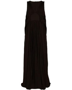 Heirlome Vestido Largo Jolie Con Cuello En V - Negro
