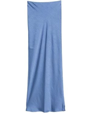 Erika Cavallini Semi Couture Textured Skirt - Blue