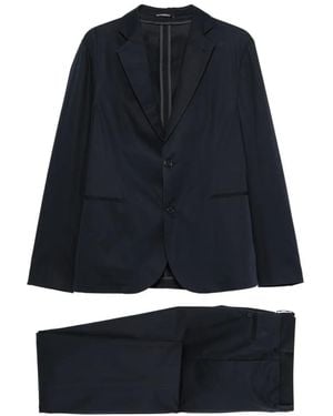 Emporio Armani Single-Breasted Suit - Blue
