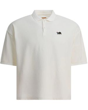 Kapital Embroidered Short-sleeve Polo Shirt - ホワイト