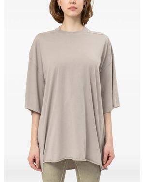 Rick Owens Tommy Drop-Shoulder T-Shirt - Gray
