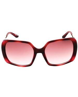Guess Oversized Square-Frame Sunglasses - Pink