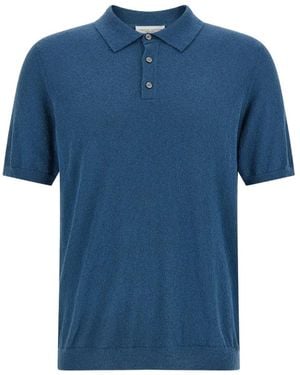 Roberto Collina Buttoned Polo Shirt - Blue