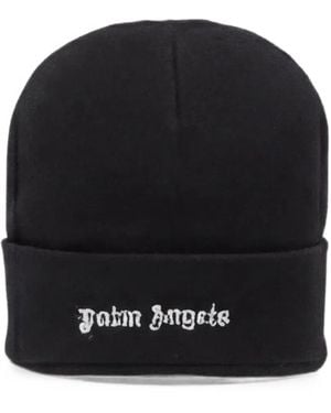 Palm Angels Logo Beanie - Black