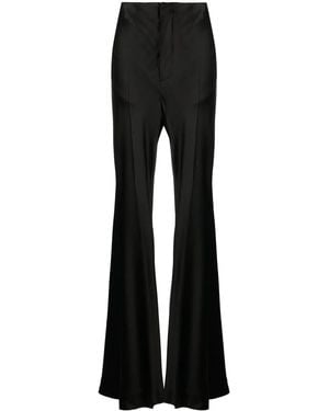 Maison Margiela Pleated Wide-Leg Pants - Black