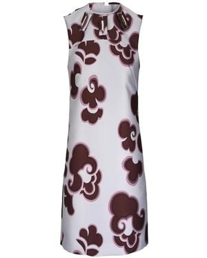 Dorothee Schumacher Embellished Floral Dress - White