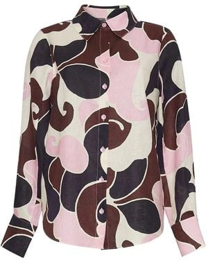 Cara Cara Camicia Perfect Con Stampa - Rosa