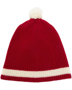 Bode Pom Beanie - Red