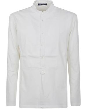 ESCAPISTA Camicia Con Pettorina - Bianco