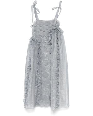 Cecilie Bahnsen Oswald Midi Dress - Grey