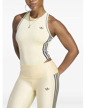adidas Cut-Out Back Top - White