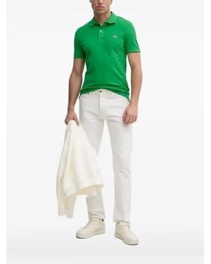 Lacoste Logo-Patch Polo Shirt - Green