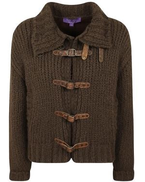 Polo Ralph Lauren Cashmere Jumper Flight Jacket - Brown