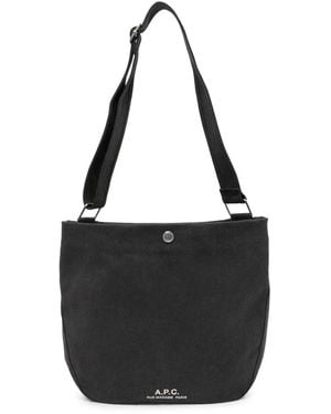 A.P.C. Journal Messenger Bag - Black