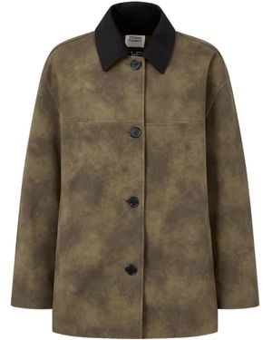 Studio Tomboy X Surchemise En Daim Artificiel - Vert